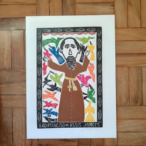 Xilogravura Mestre J Borges G - São Francisco