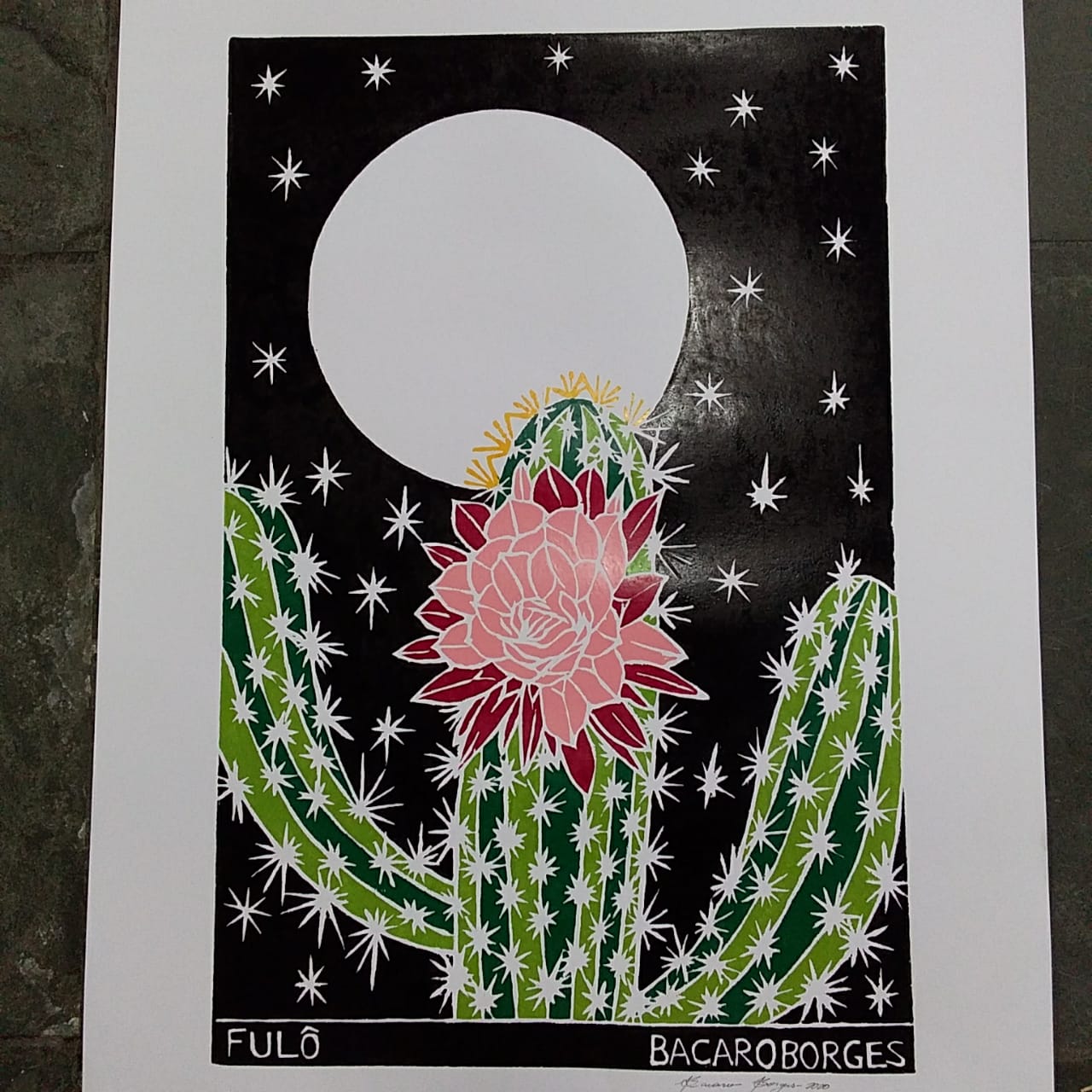 Xilogravura Bacaro Borges G - Fulô - Imagem 3
