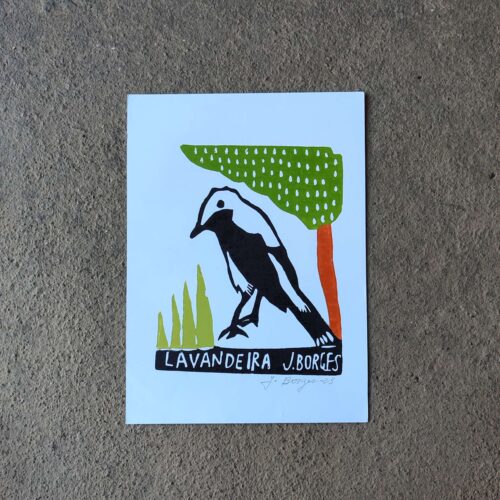 Xilogravura Mestre J Borges P - Lavandeira