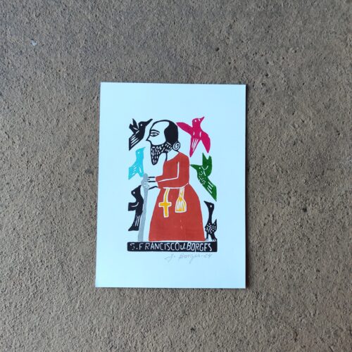 Xilogravura Mestre J Borges P - São Francisco