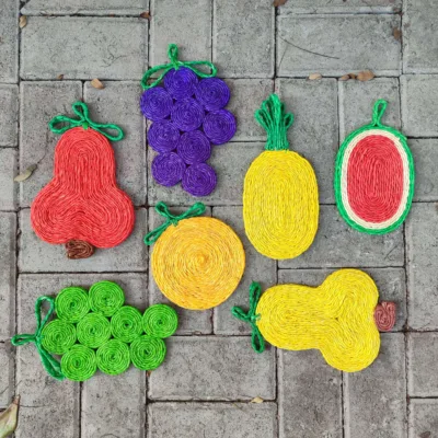 Descanso de Panela Frutas - Sisal