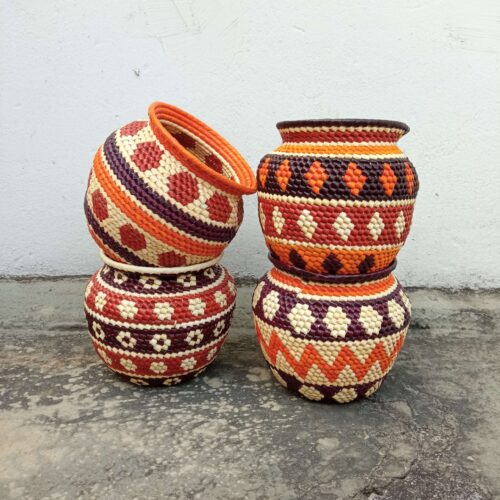 Mini Vaso - Palha de Tucumã - Povo Urucureá