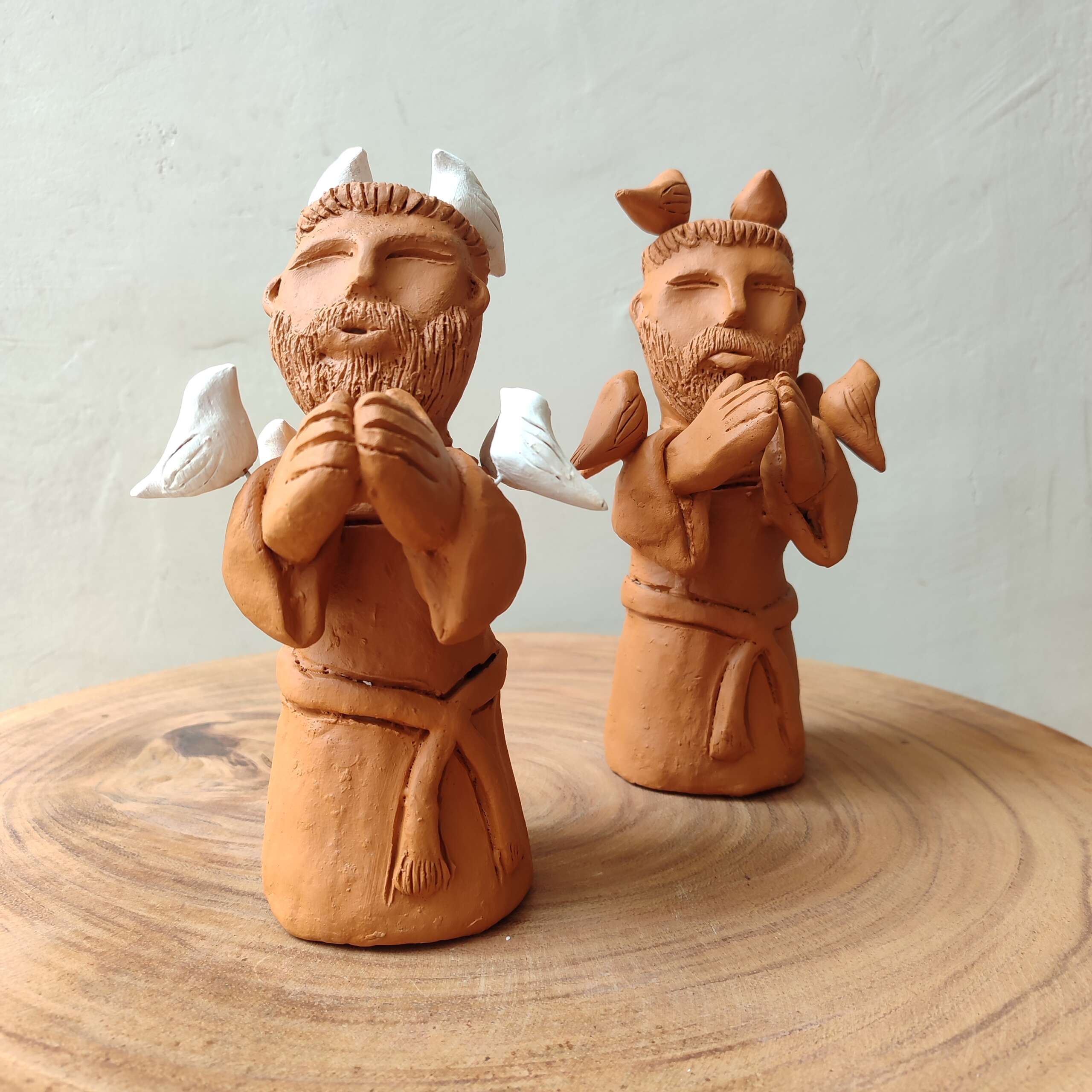 Escultura São Francisco Cerâmica - Maragogipinho - Imagem 3
